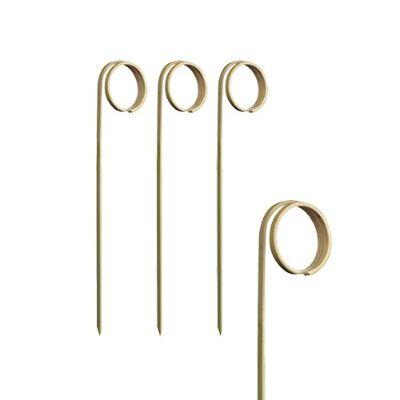 SPIEDINI BAMBOO C/ANELLO CM.10,5 CONF.10