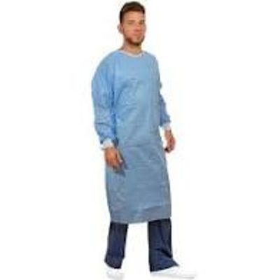 CAMICE 30 GR. VELCRO BLU 100 PEZZI